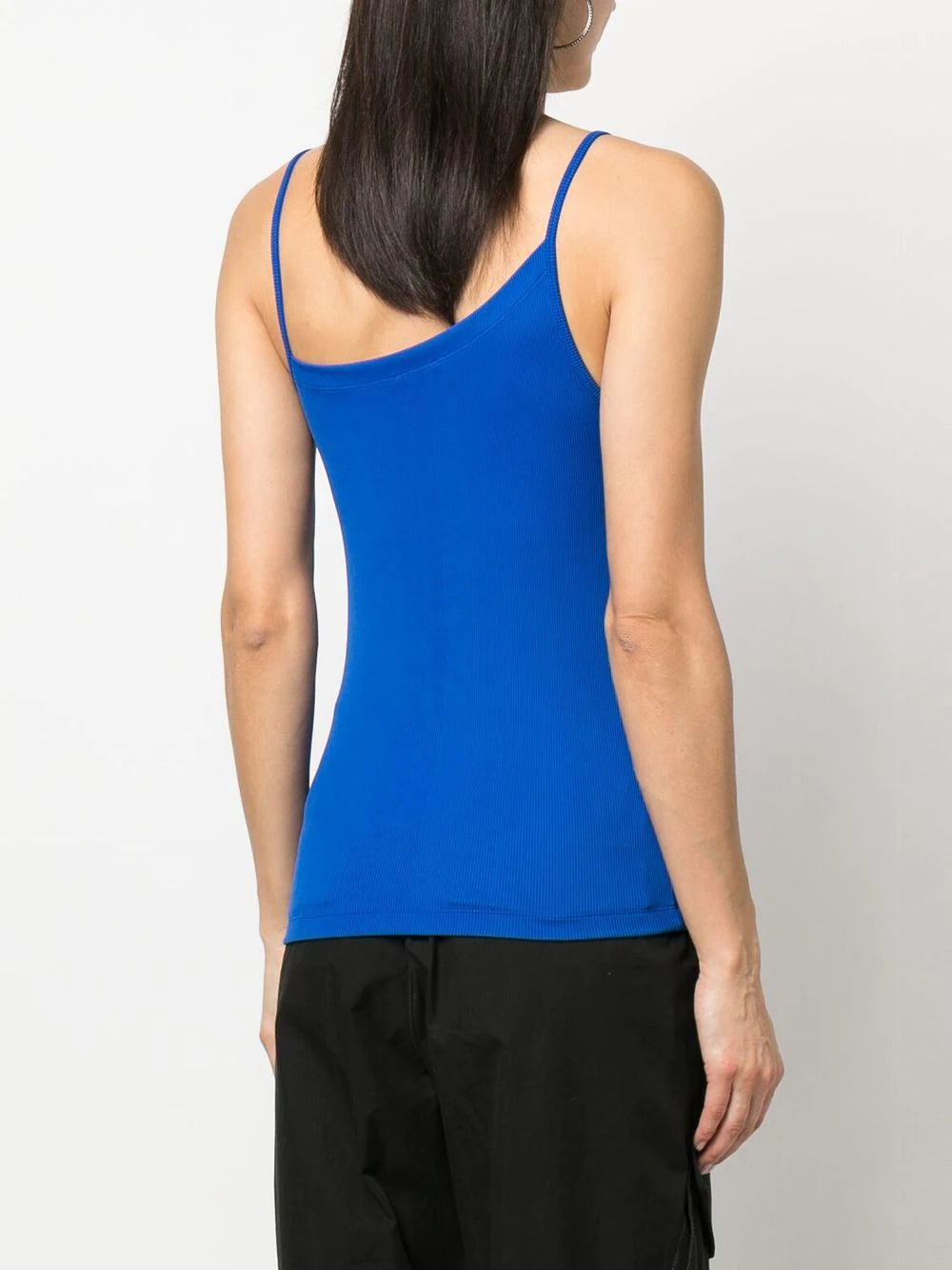 Calvin Klein  asymmetric ribbed tank top