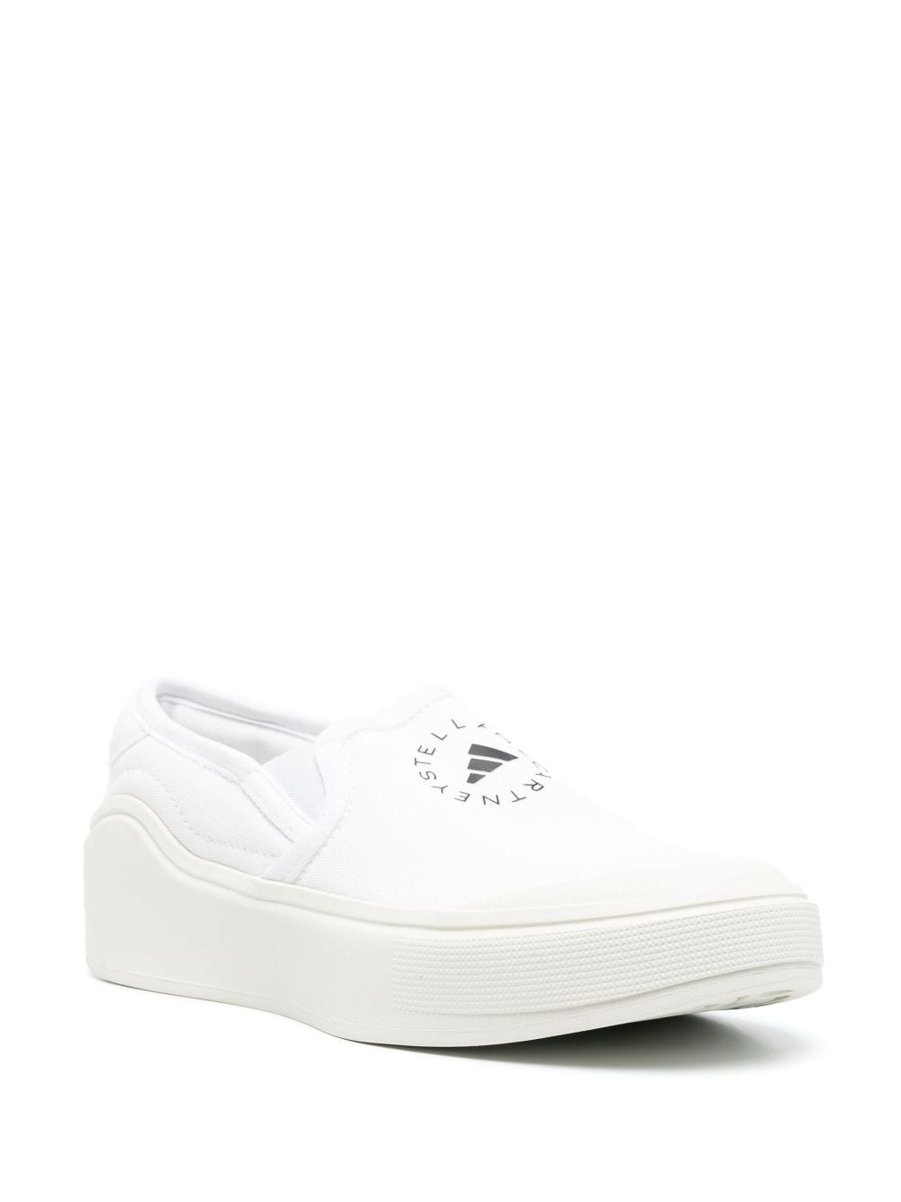 adidas by Stella McCartney logo-print slip-on sneakers