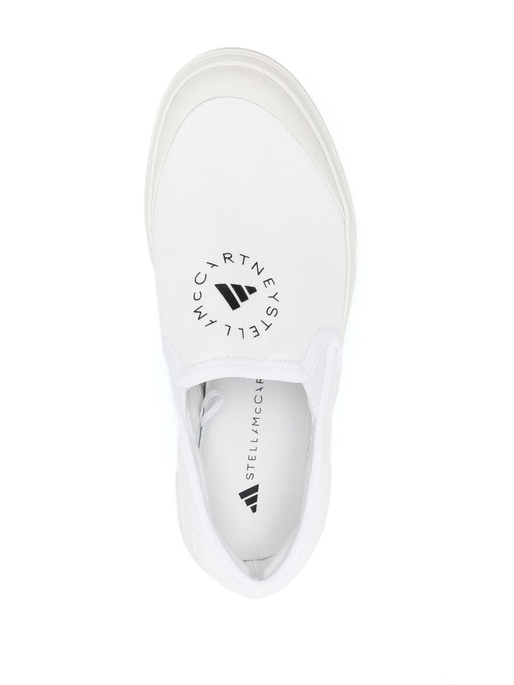 adidas by Stella McCartney logo-print slip-on sneakers