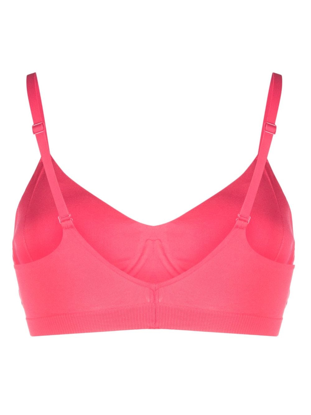 Calvin Klein  logo-embossed V-neck bra