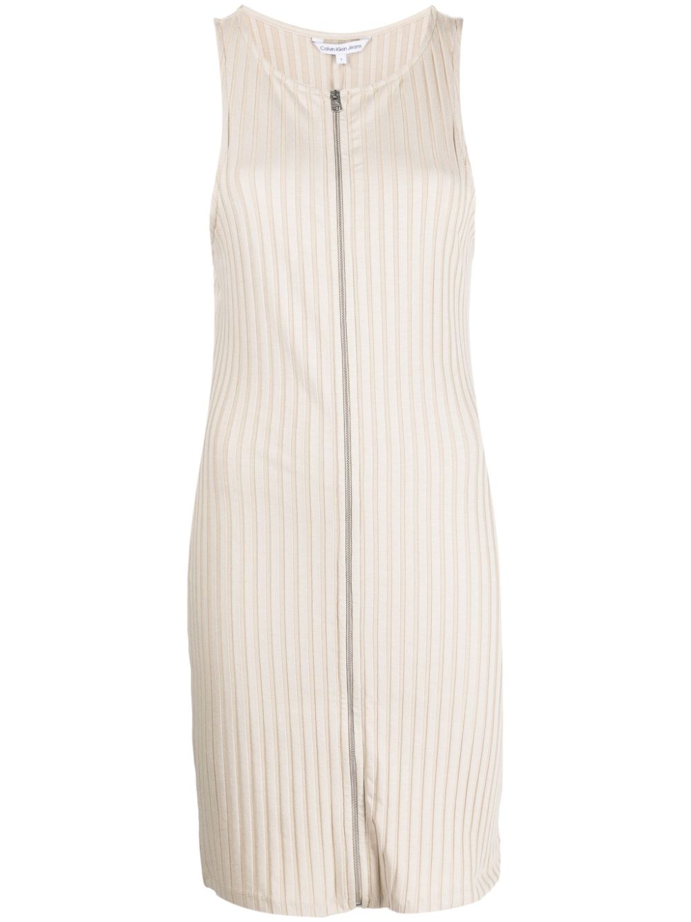 Calvin Klein Jeans  zip-up ribbed dress