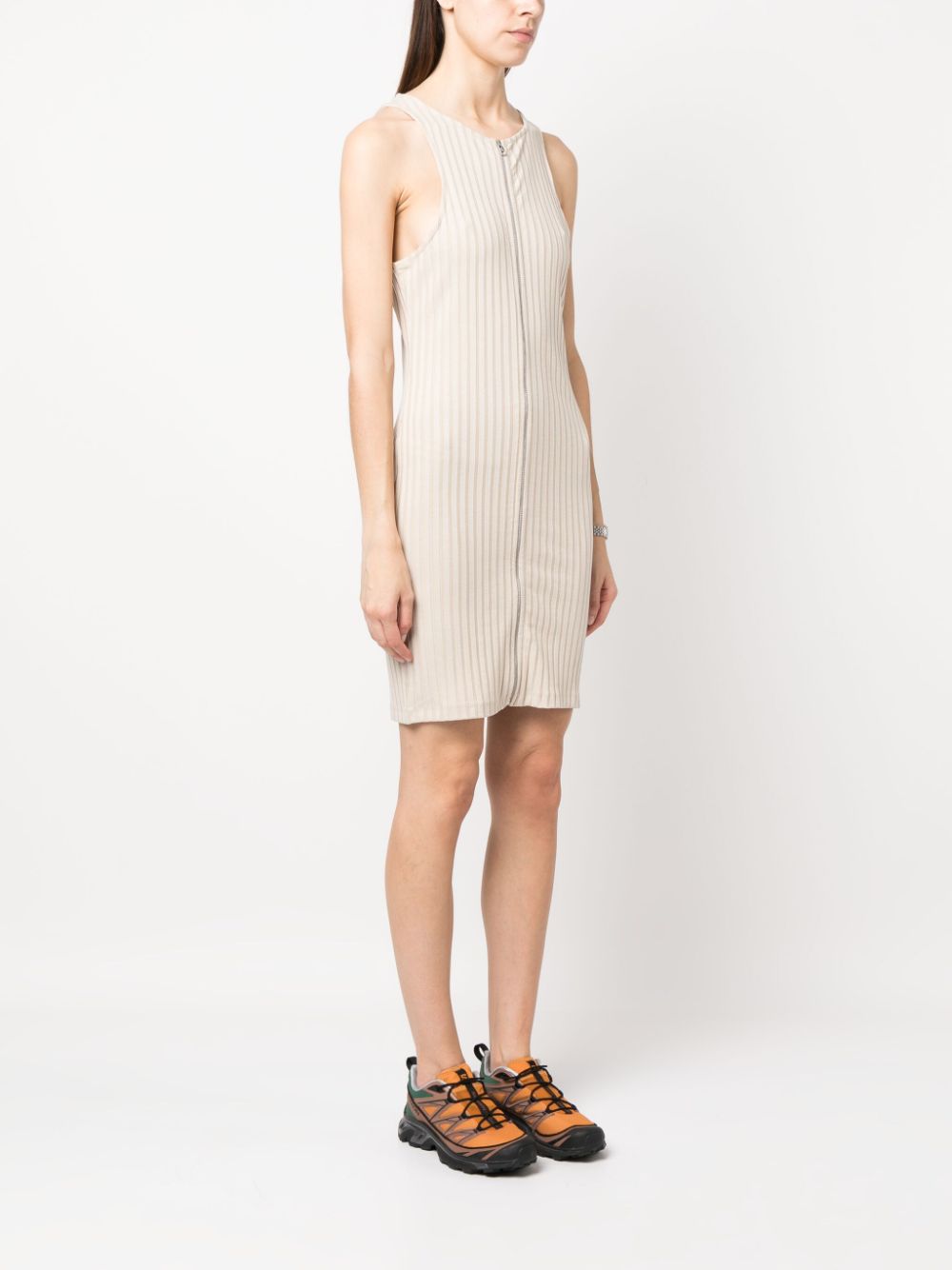 Calvin Klein Jeans  zip-up ribbed dress