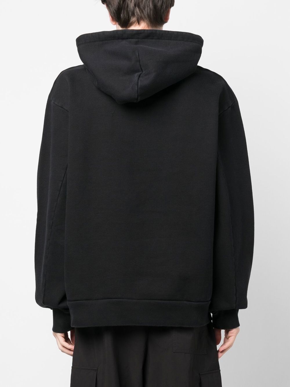 032c  graphic-print drawstring hoodie