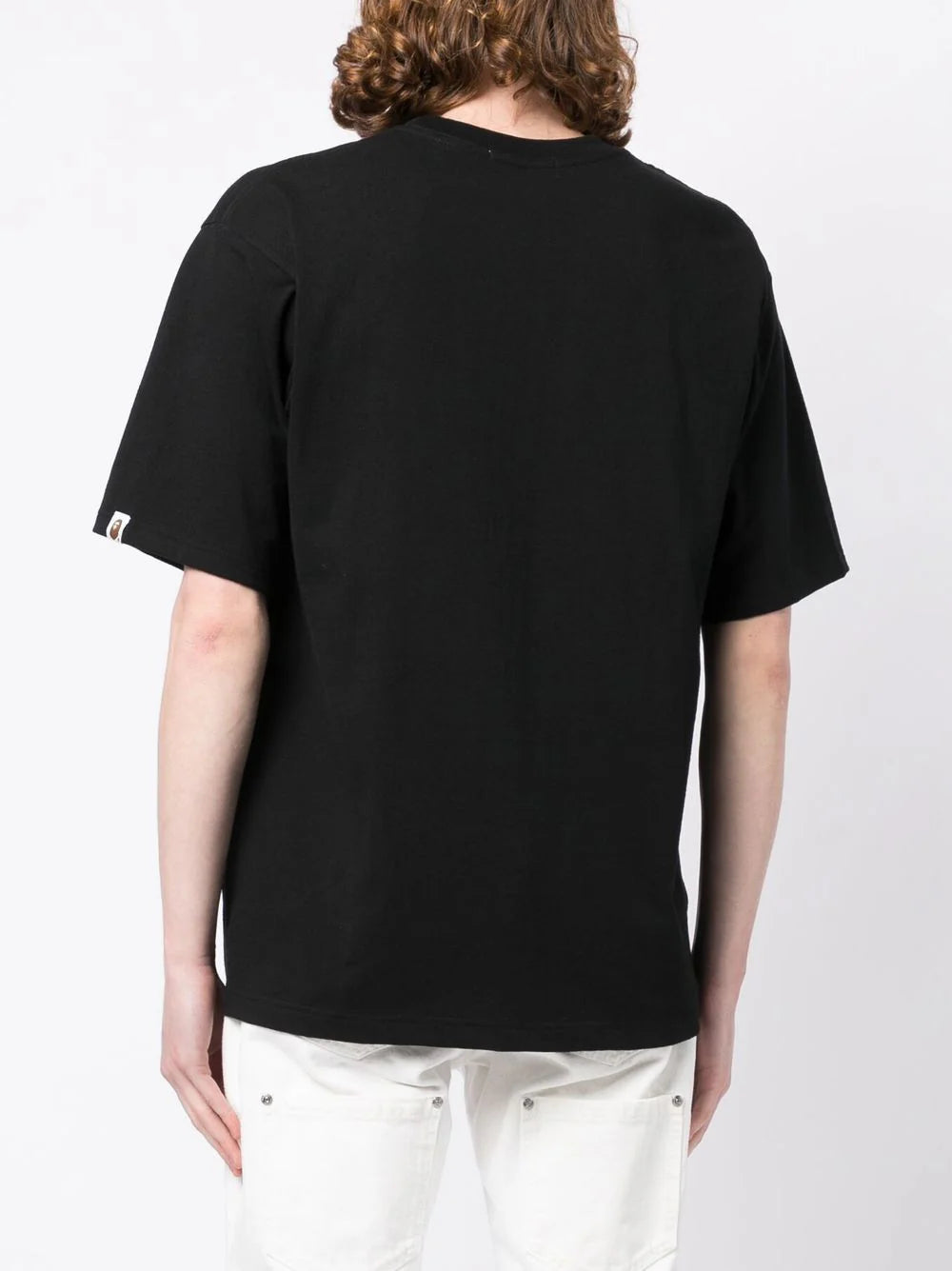 A BATHING APE® logo-print cotton T-shirt