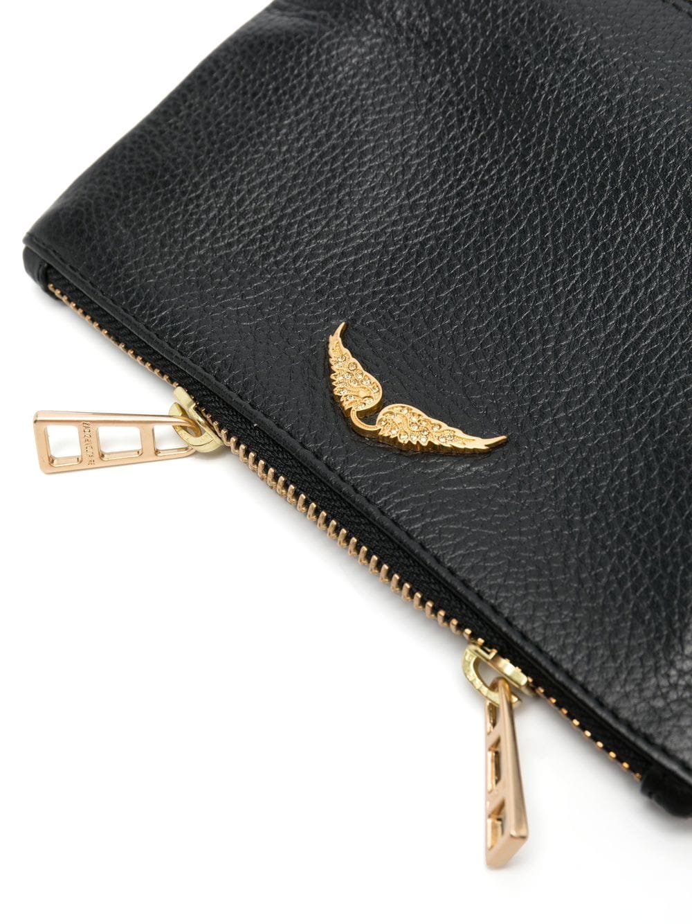 Zadig&Voltaire Rock leather clutch bag