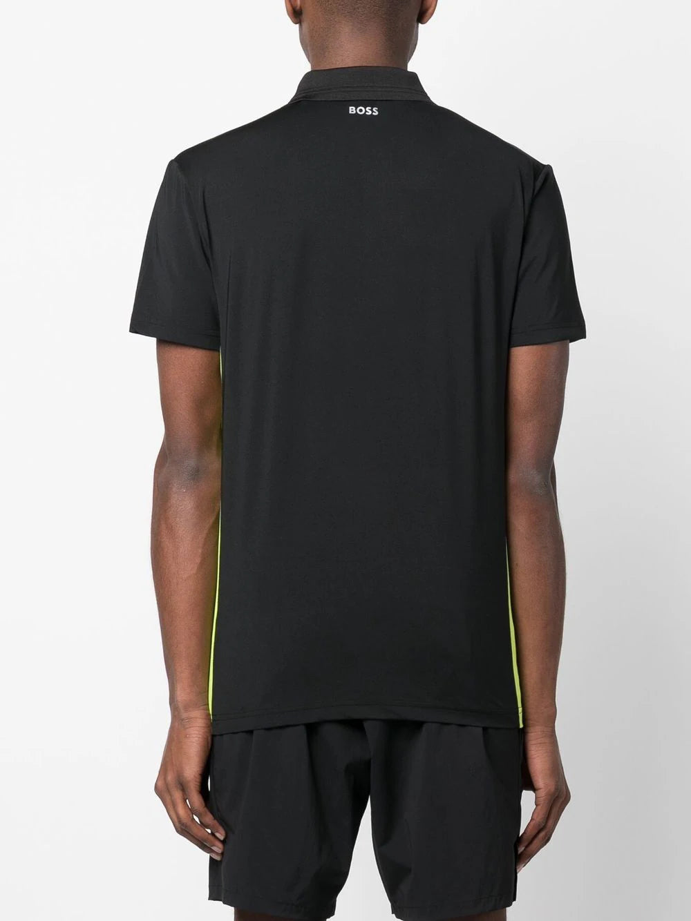 BOSS  colour- block polo shirt