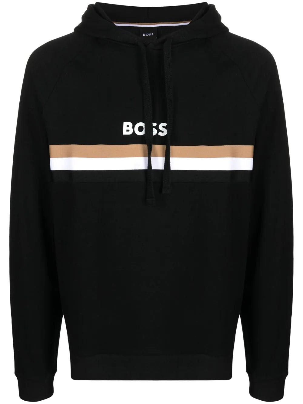 BOSS  logo-print hoodie