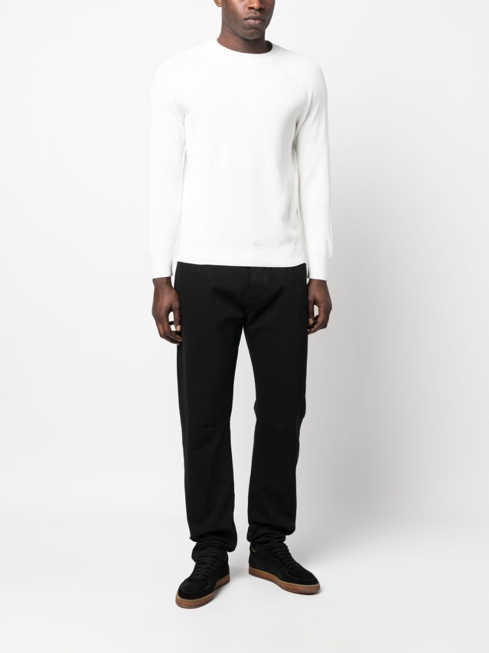Brunello Cucinelli  ribbed-knit sweatshirt
