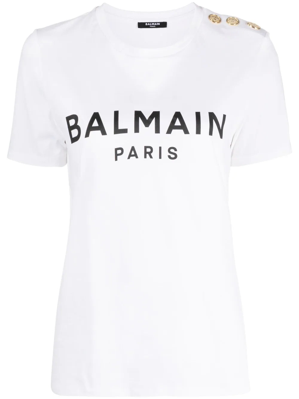 Balmain  logo-print cotton T-shirt