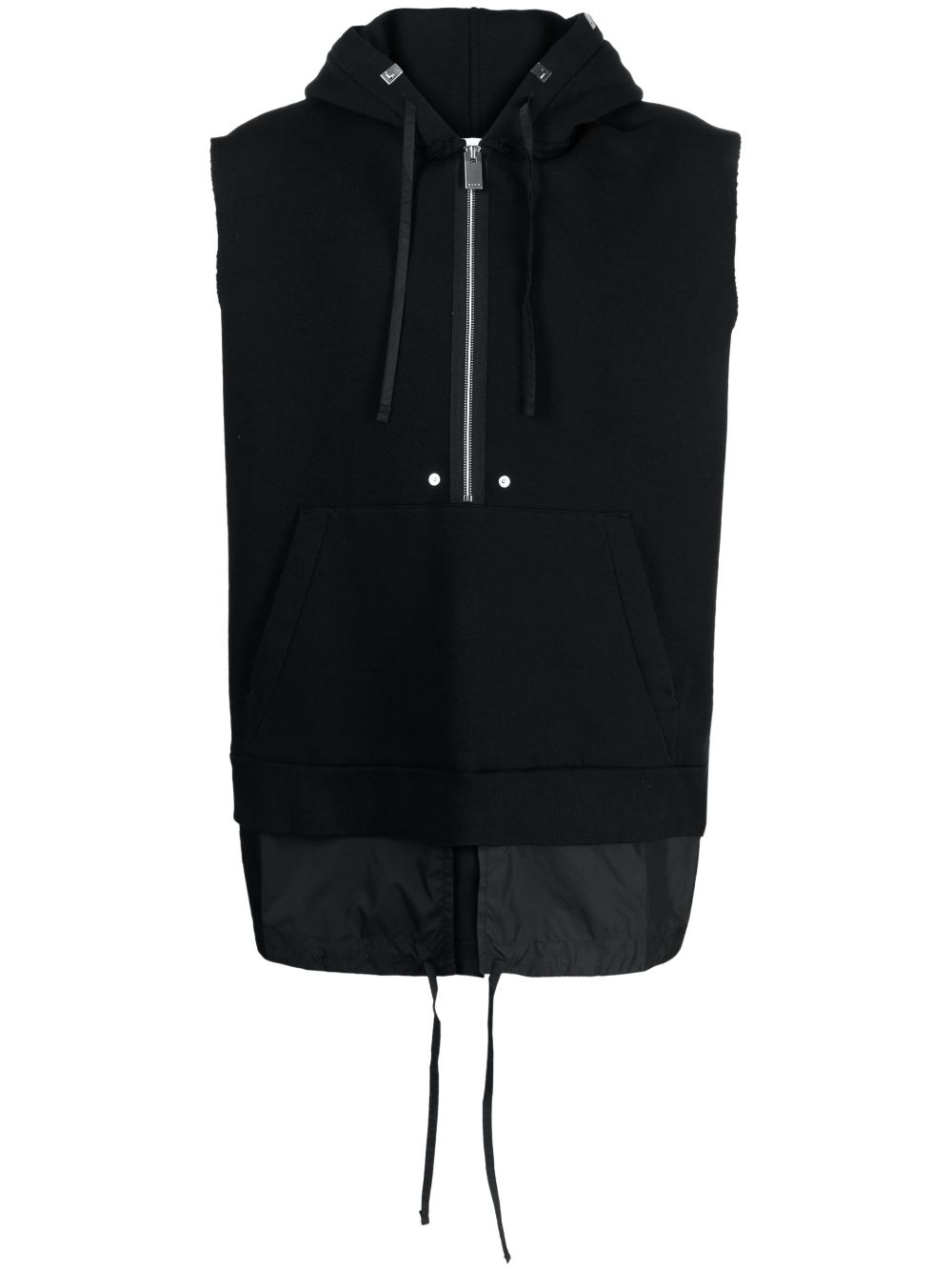 1017 ALYX 9SM half-zip fastening sleeveless hoodie