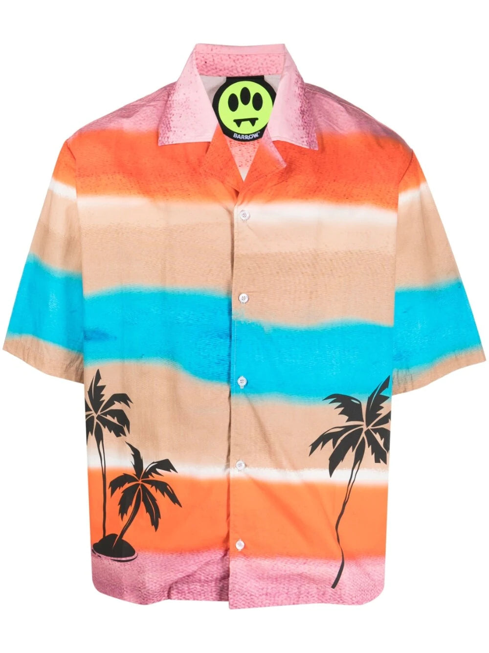 BARROW  palm tree-print shirt