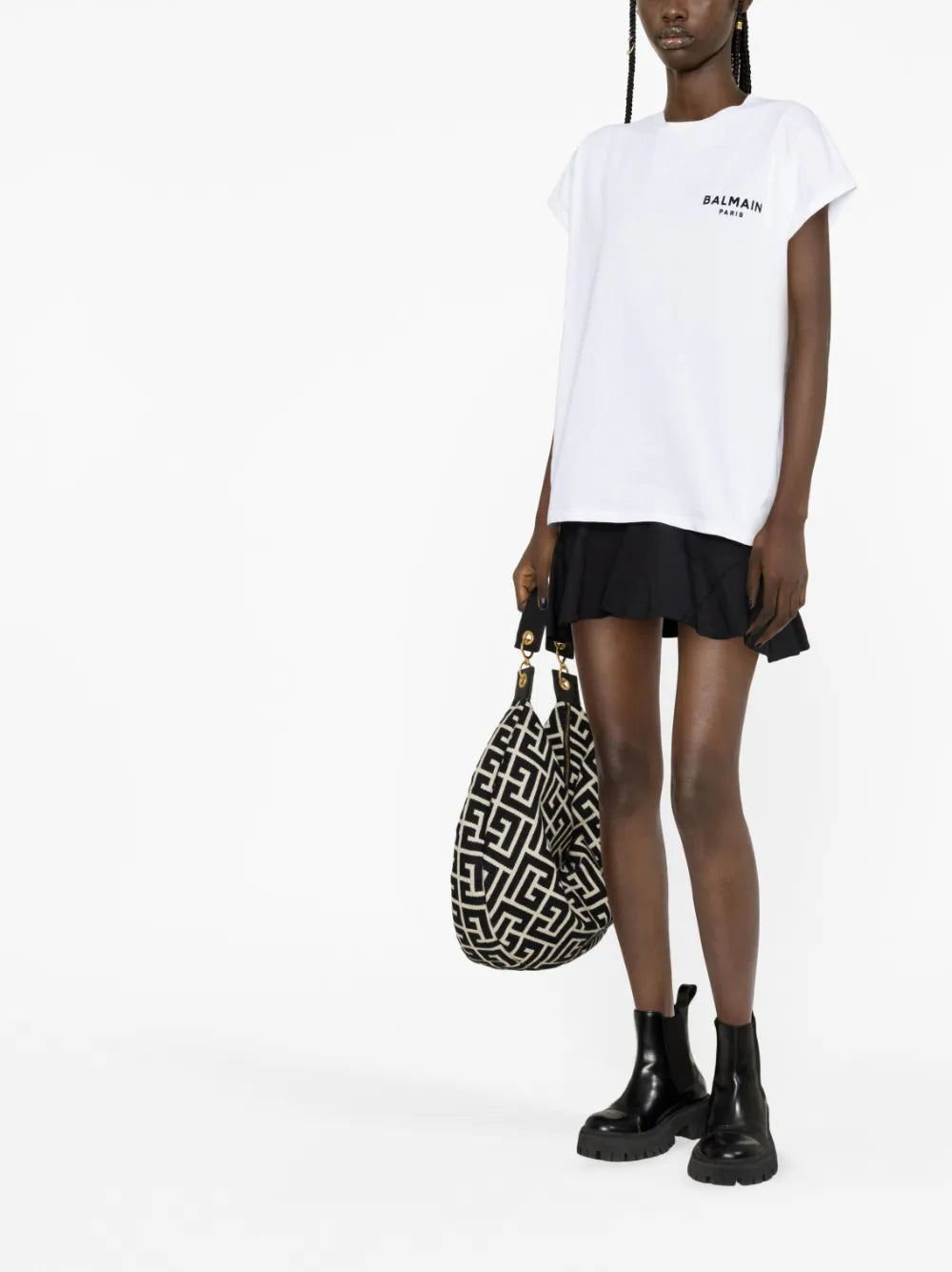 Balmain  logo-print cotton T-shirt