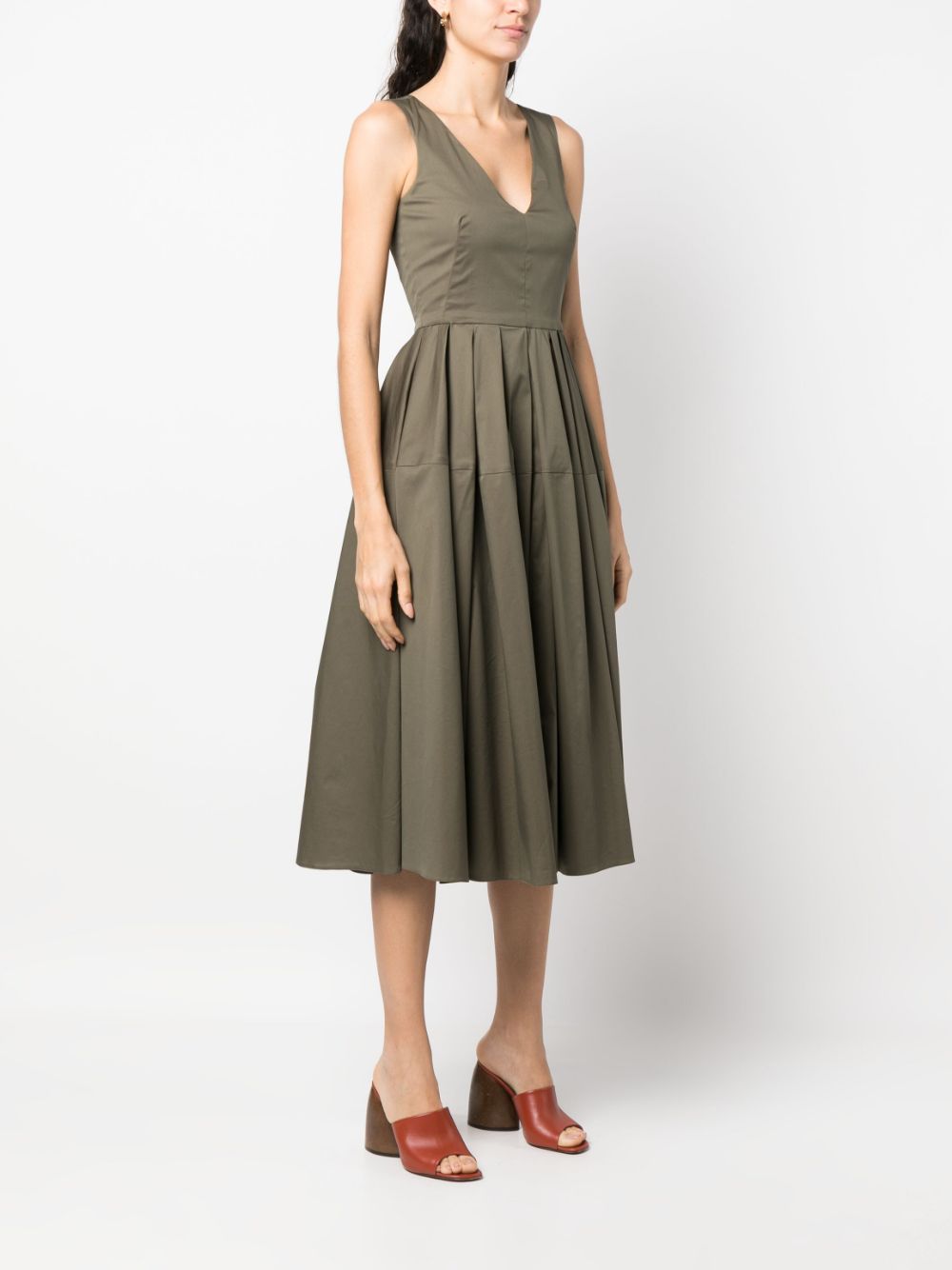 Blanca Vita  V-neck sleeveless dress