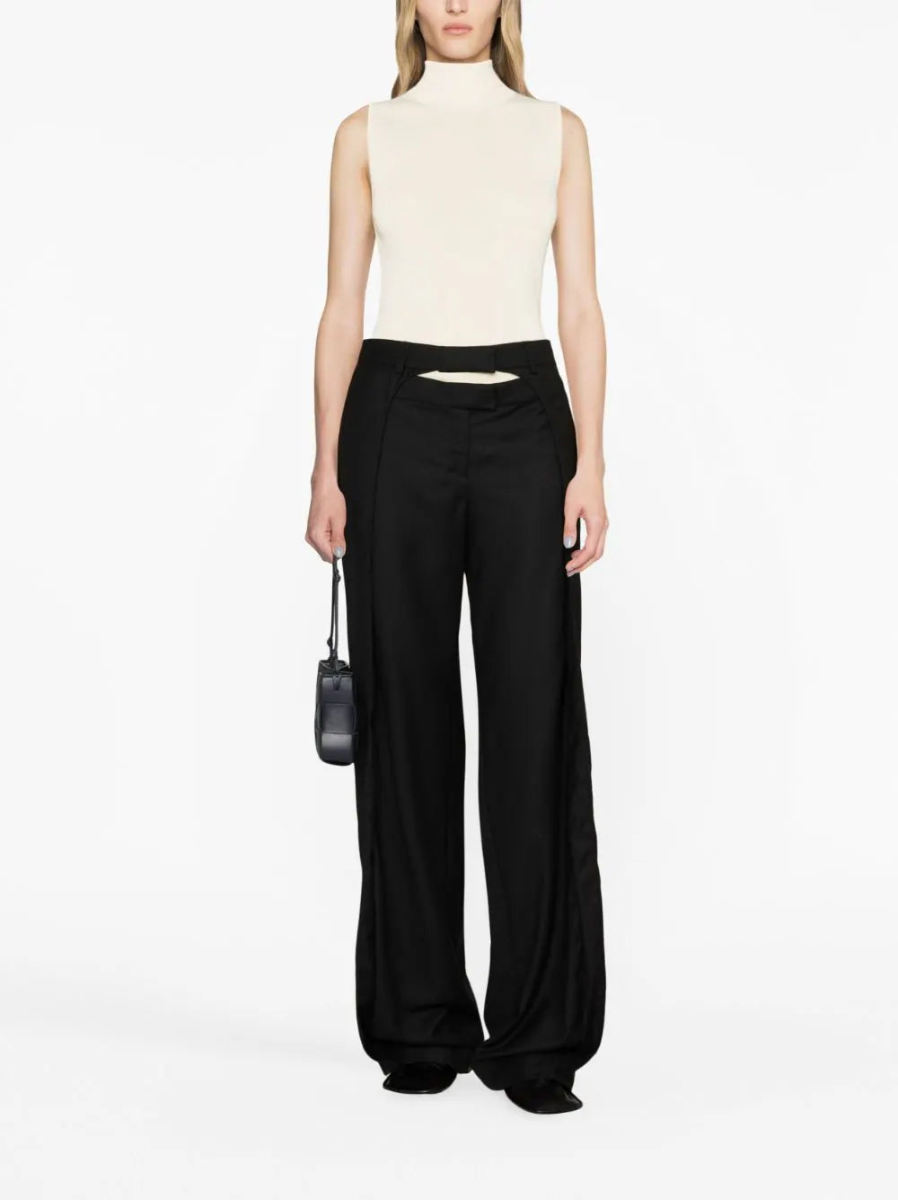 Aya Muse  Tio cut-out wool trousers