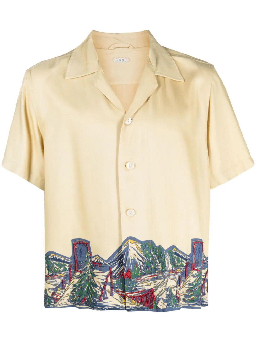 BODE  graphic-print short sleeve shirt
