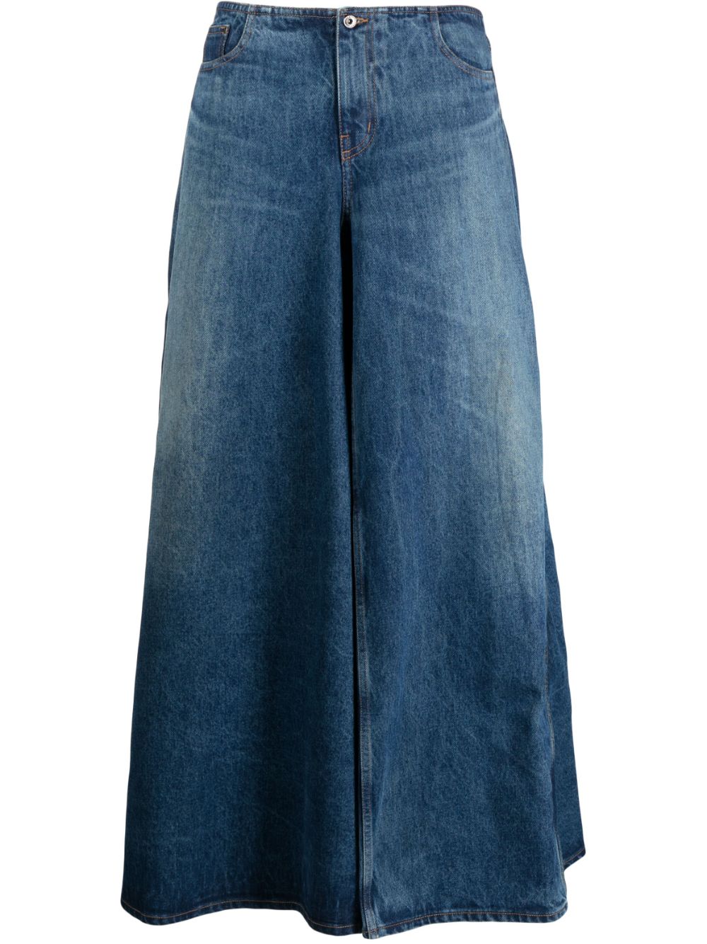 Y/Project  denim maxi skirt