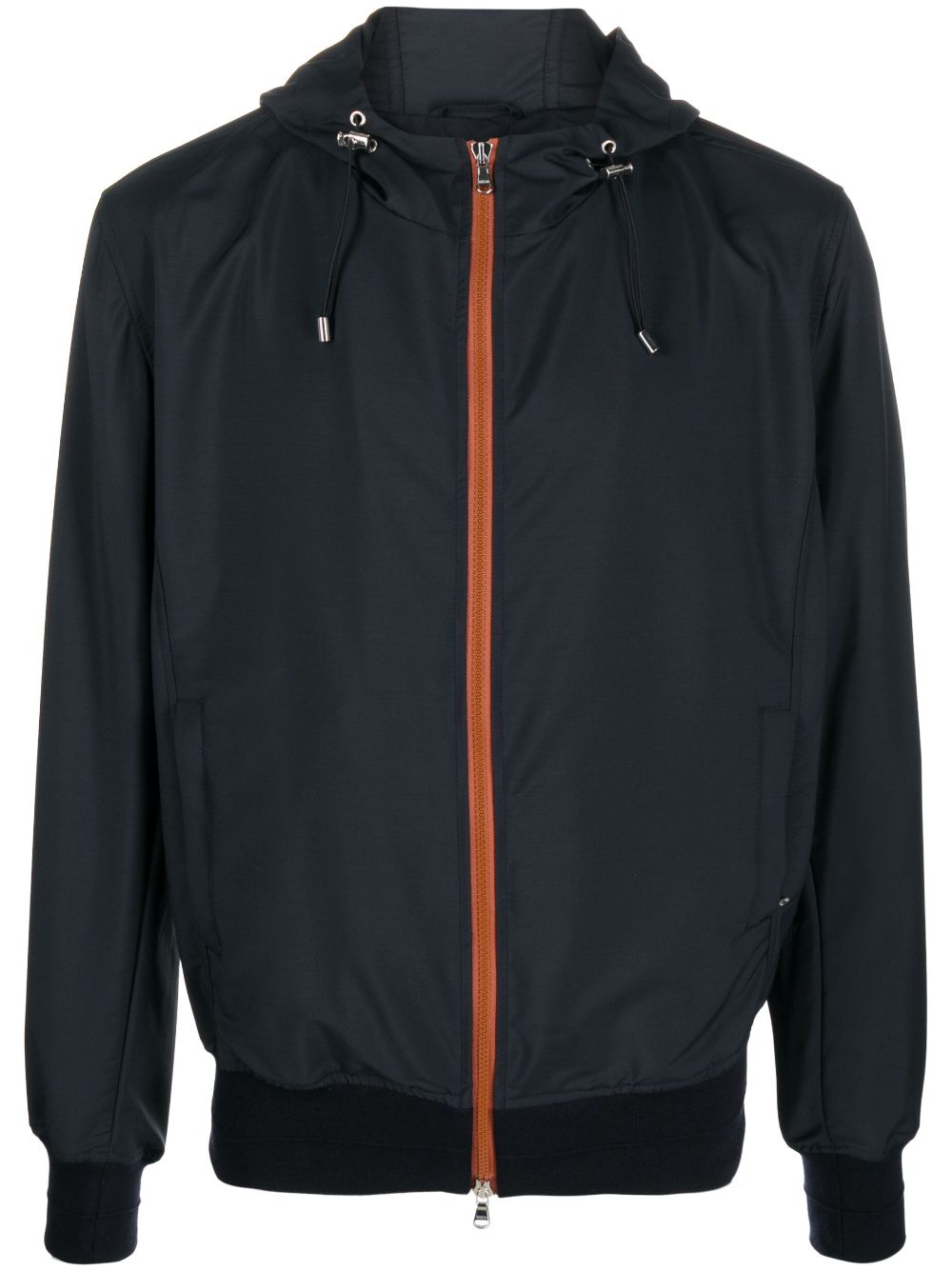 Barba  wool blend hooded jacket