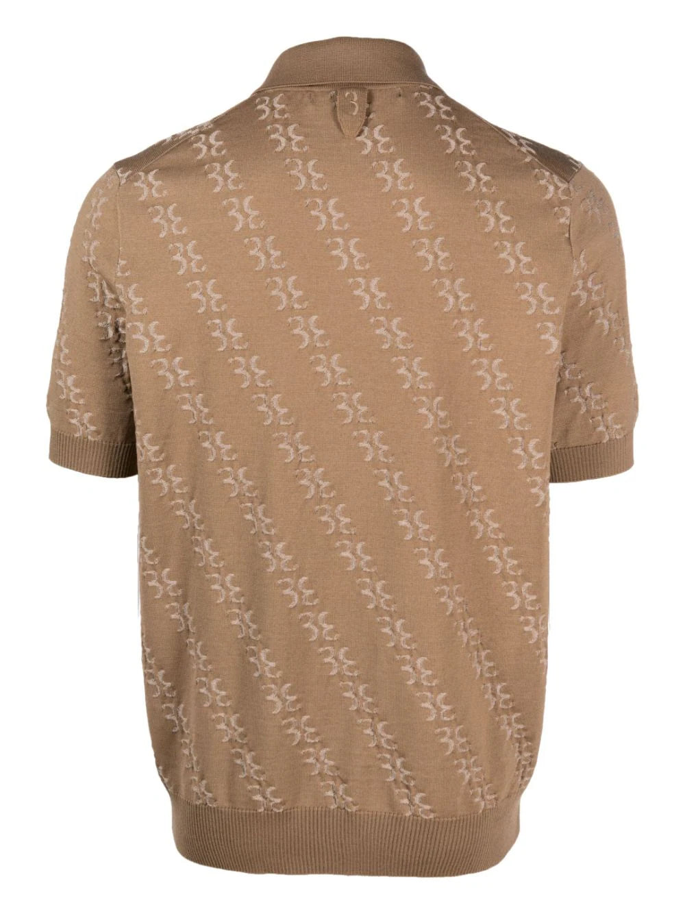 Billionaire merino-blend polo shirt