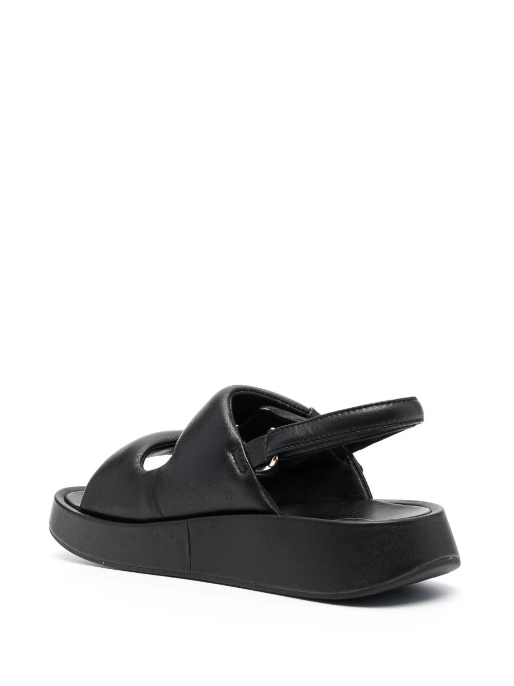 Ash padded-design leather sandals