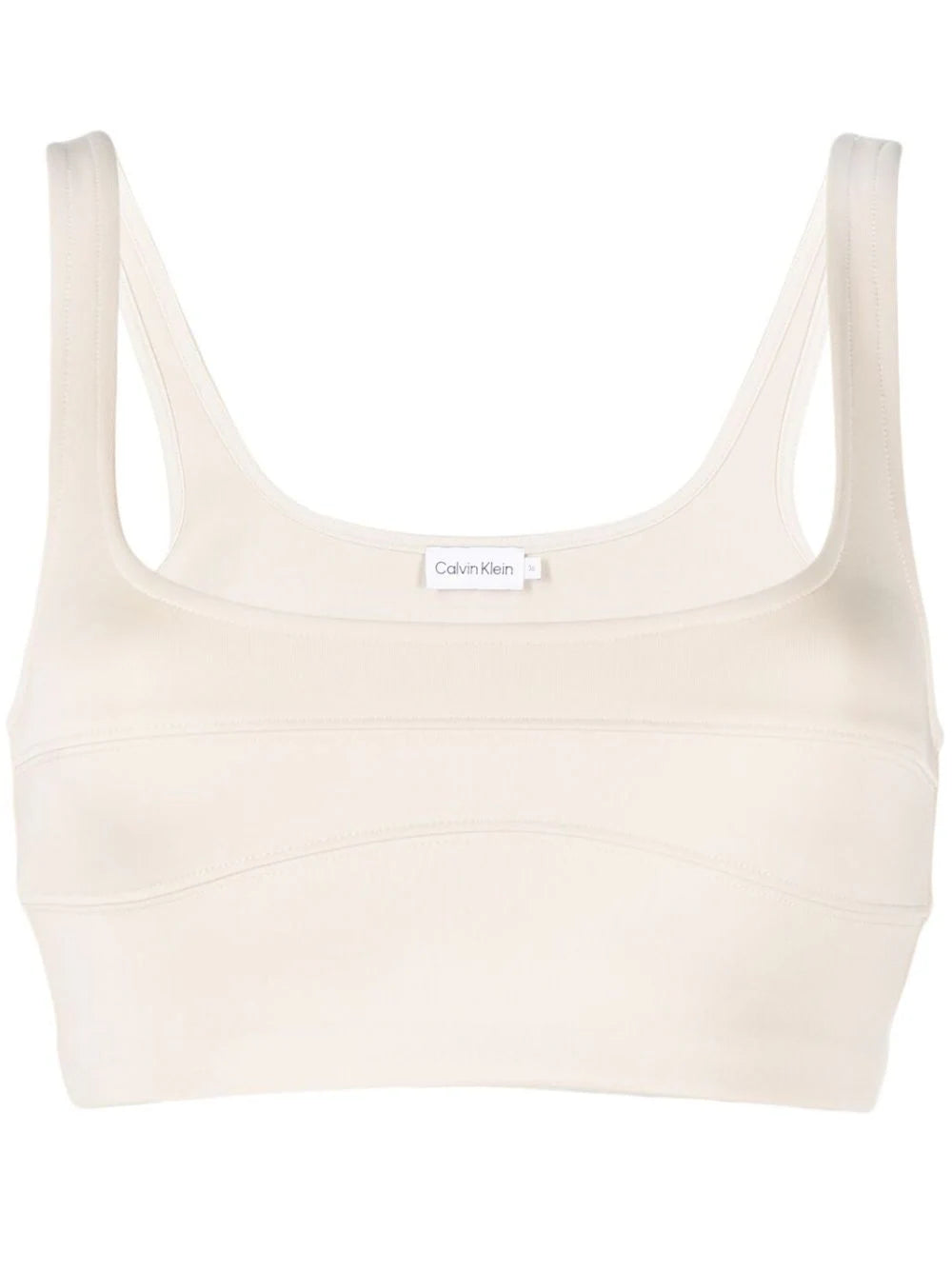 Calvin Klein  cropped square-neck top