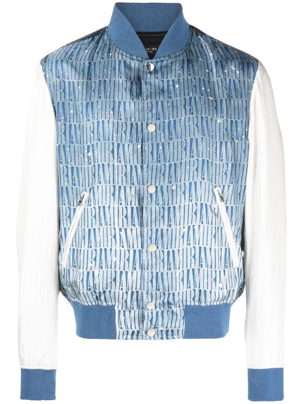 AMIRI  logo-print bomber jacket