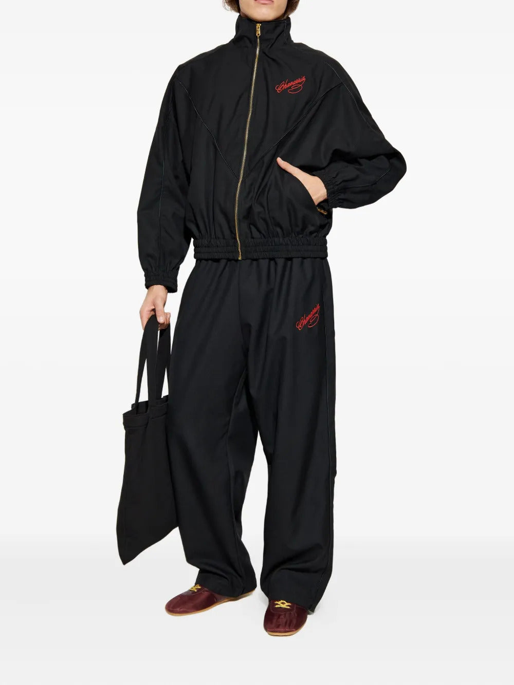 Willy Chavarria logo-embroidered pants - Image 4