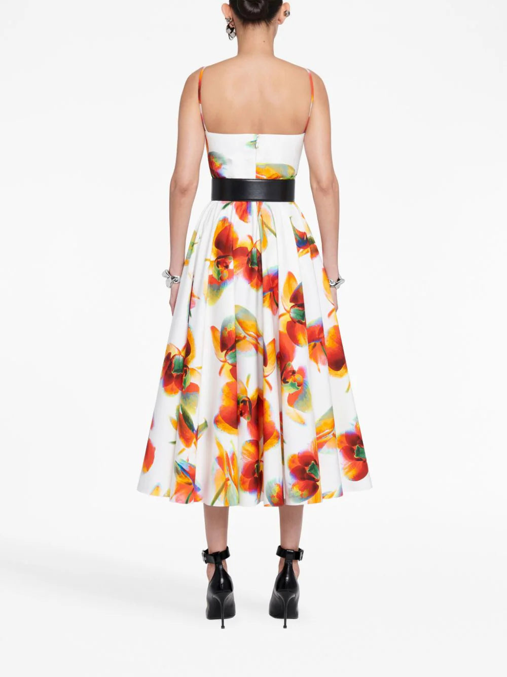 Alexander McQueen  Solarised Orchid pleated dress