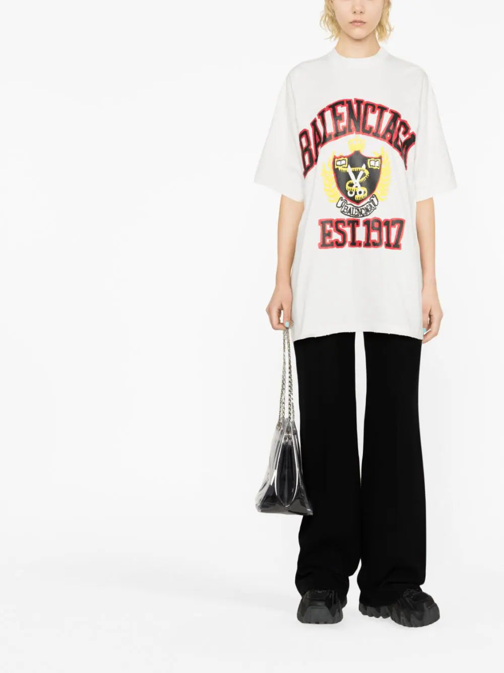 Balenciaga  graphic-print cotton T-shirt
