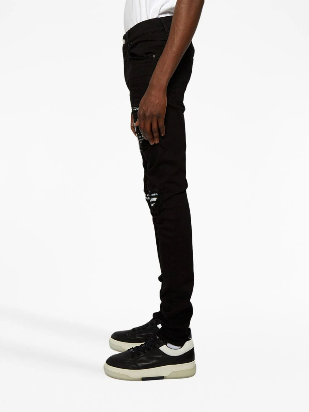 AMIRI  Tie-Dye Core logo-embroidered jeans