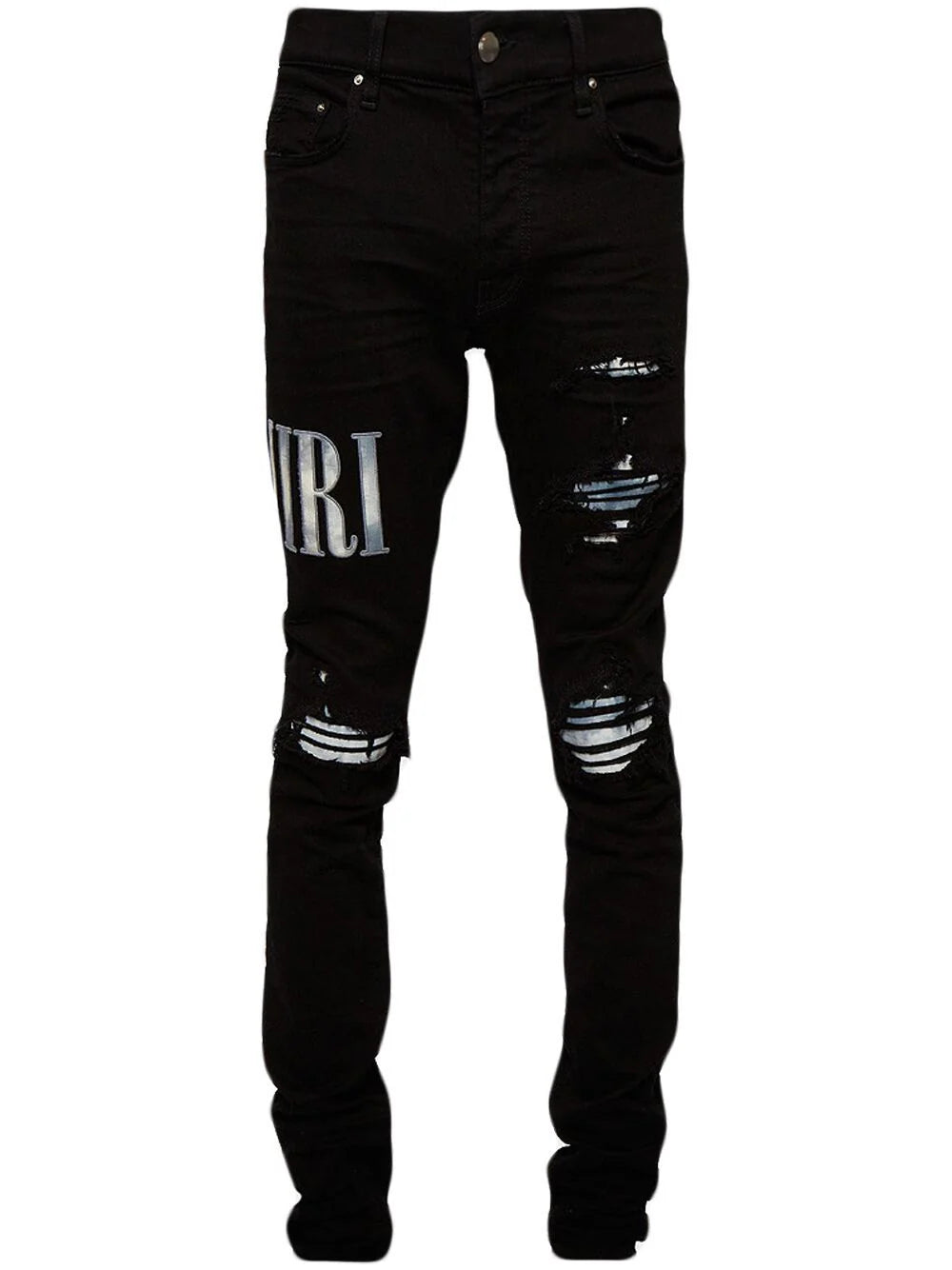 AMIRI  Tie-Dye Core logo-embroidered jeans
