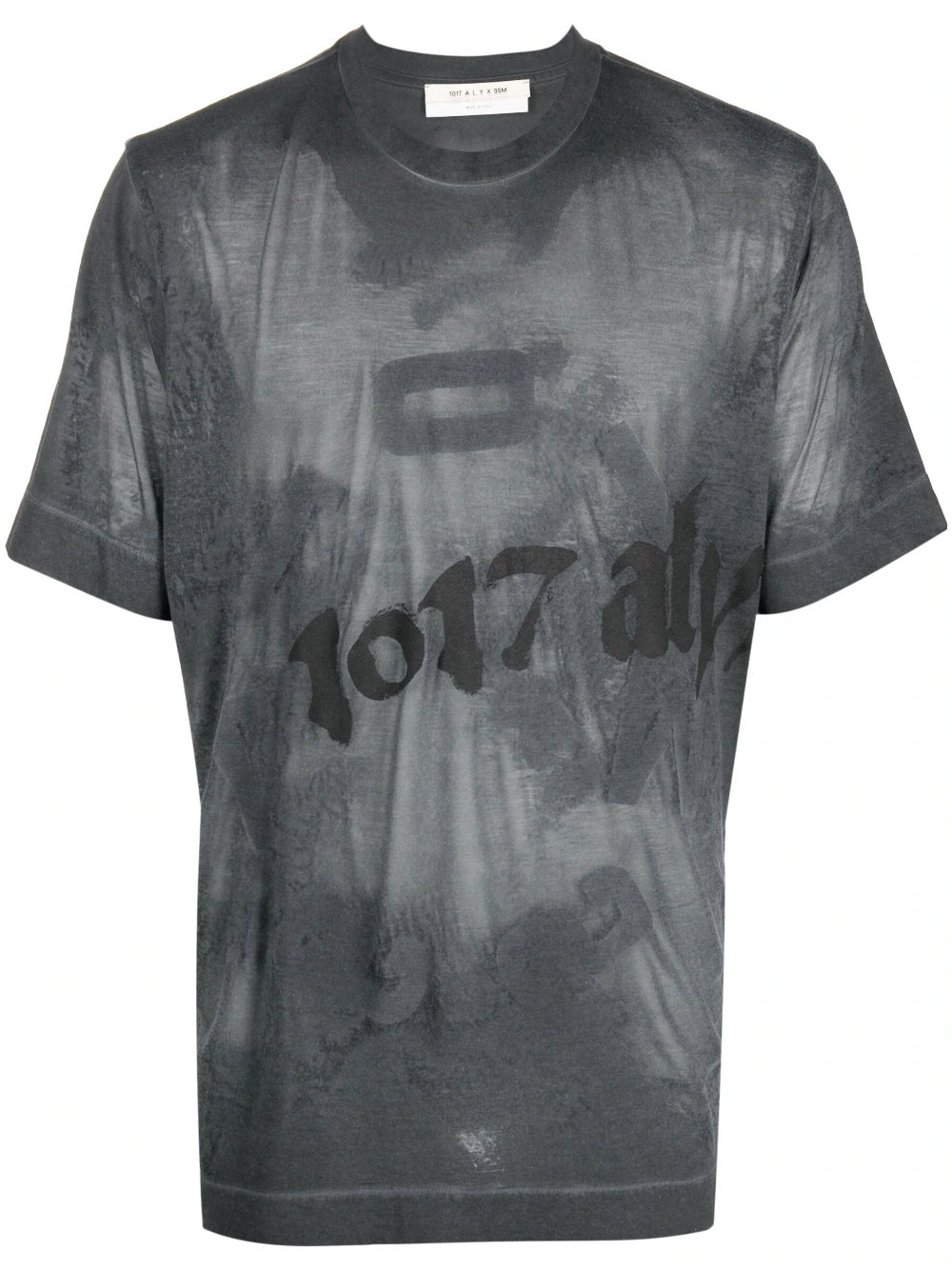 1017 ALYX 9SM  semi-sheer graphic-print T-shirt