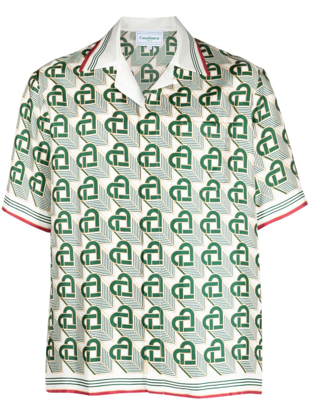 Casablanca  Heart Monogram silk shirt