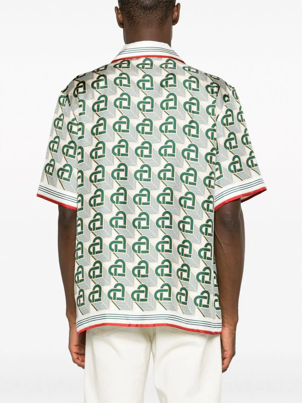 Casablanca  Heart Monogram silk shirt