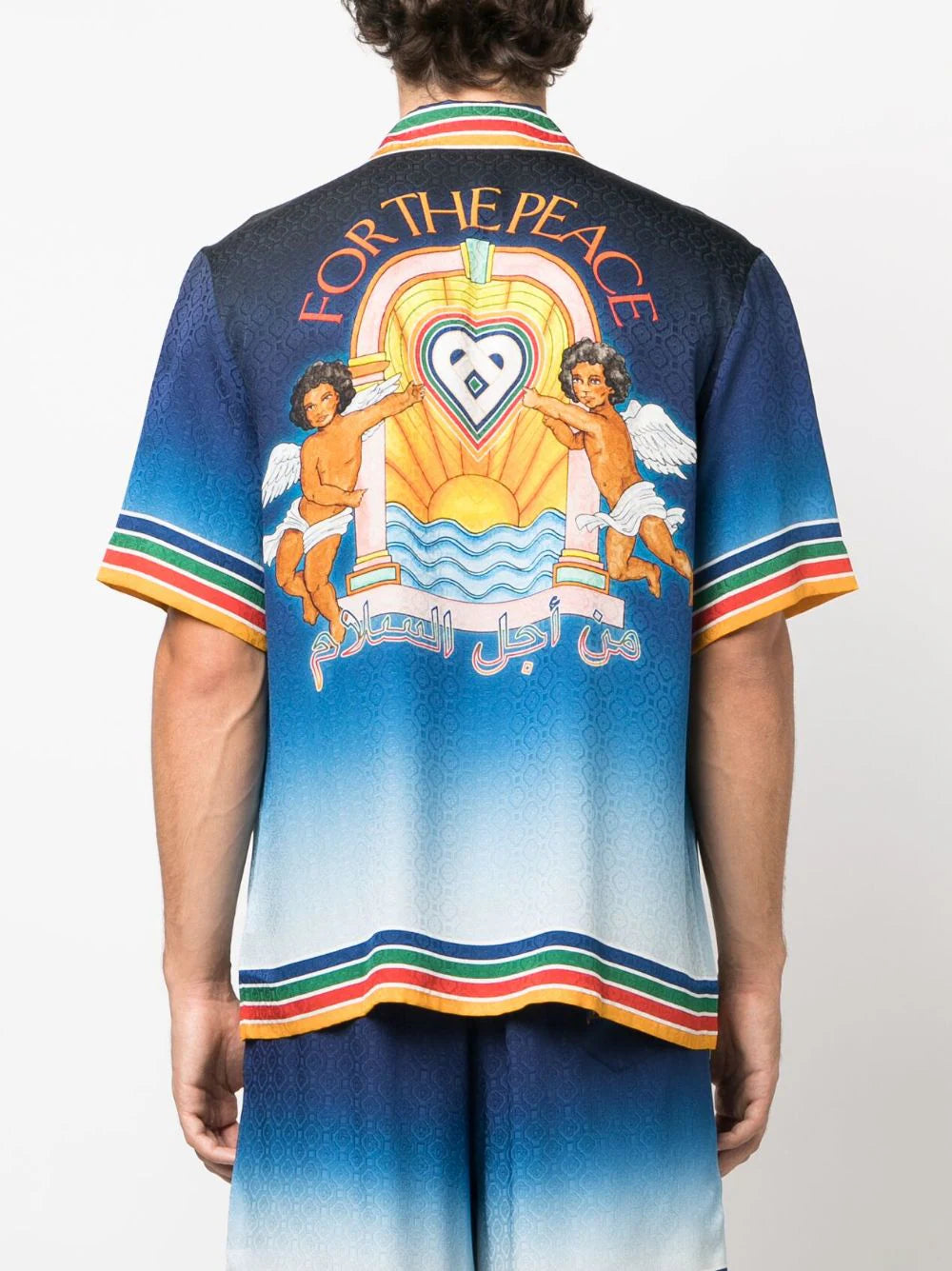 Casablanca  For The Peace-print shirt
