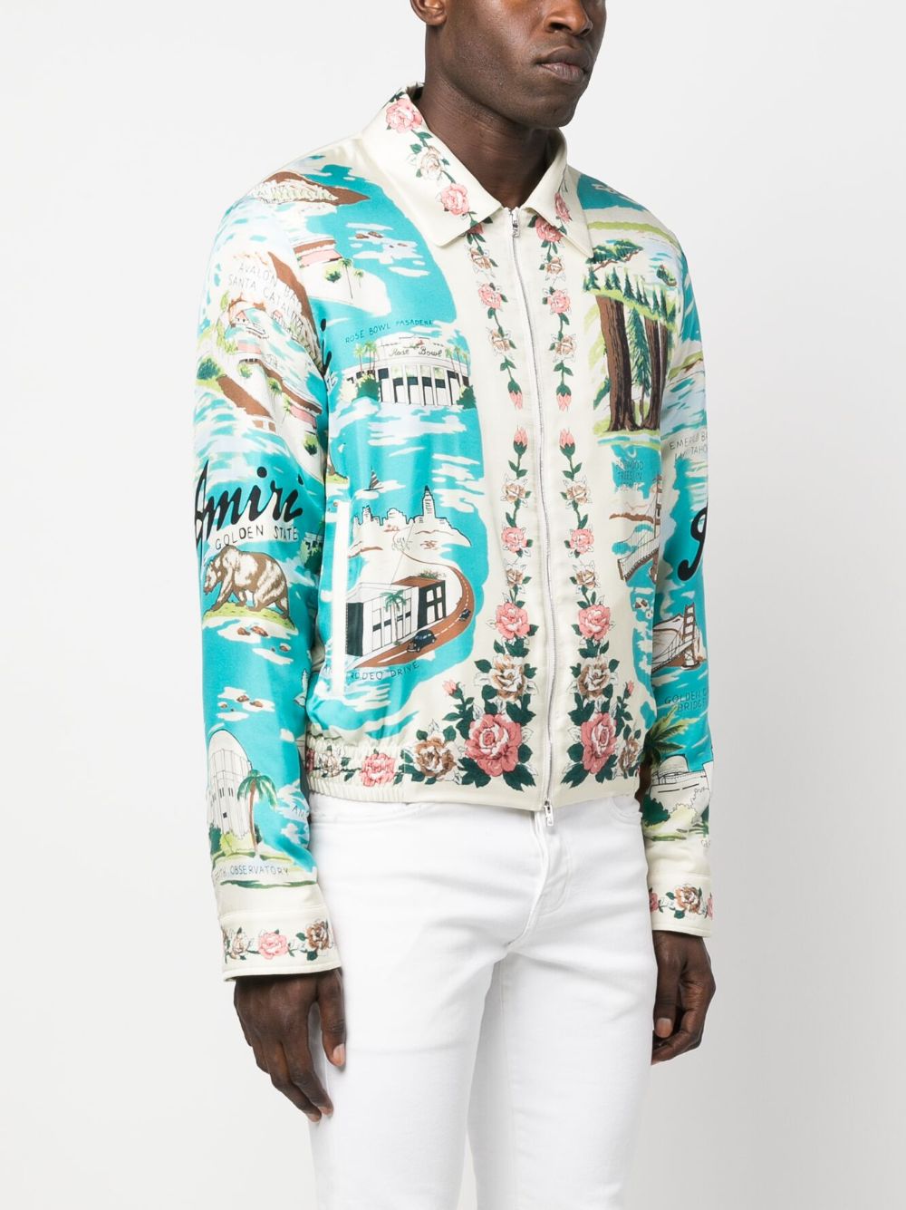 AMIRI California graphic-print shirt jacket