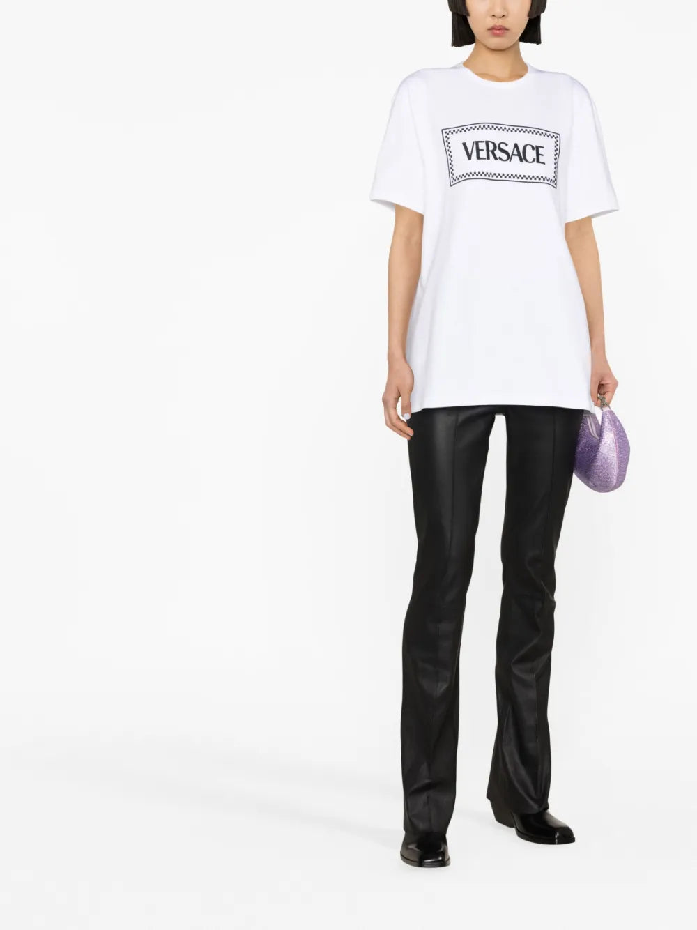 Versace  '90s Vintage logo-embroidered T-shirt
