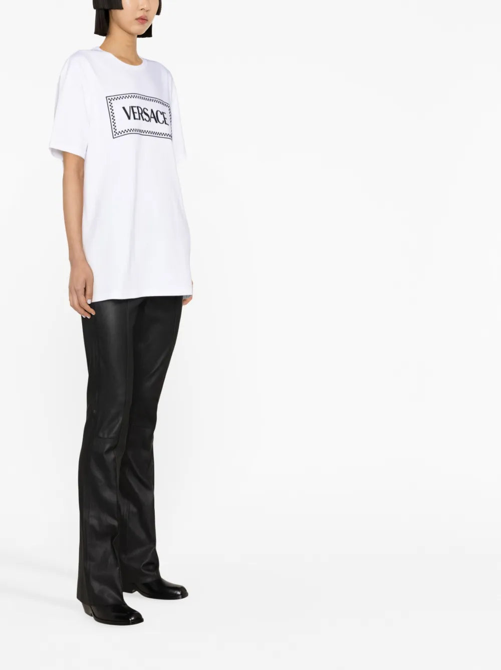 Versace  '90s Vintage logo-embroidered T-shirt