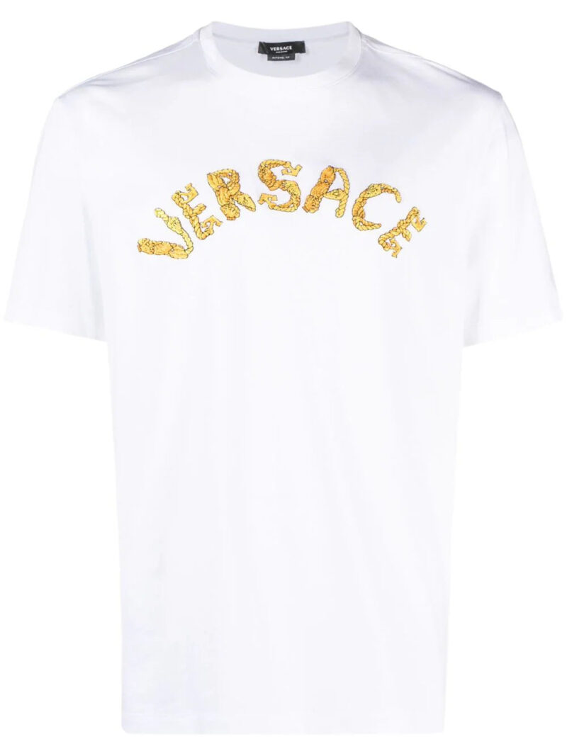 Versace  Seashell Baroque cotton T-Shirt