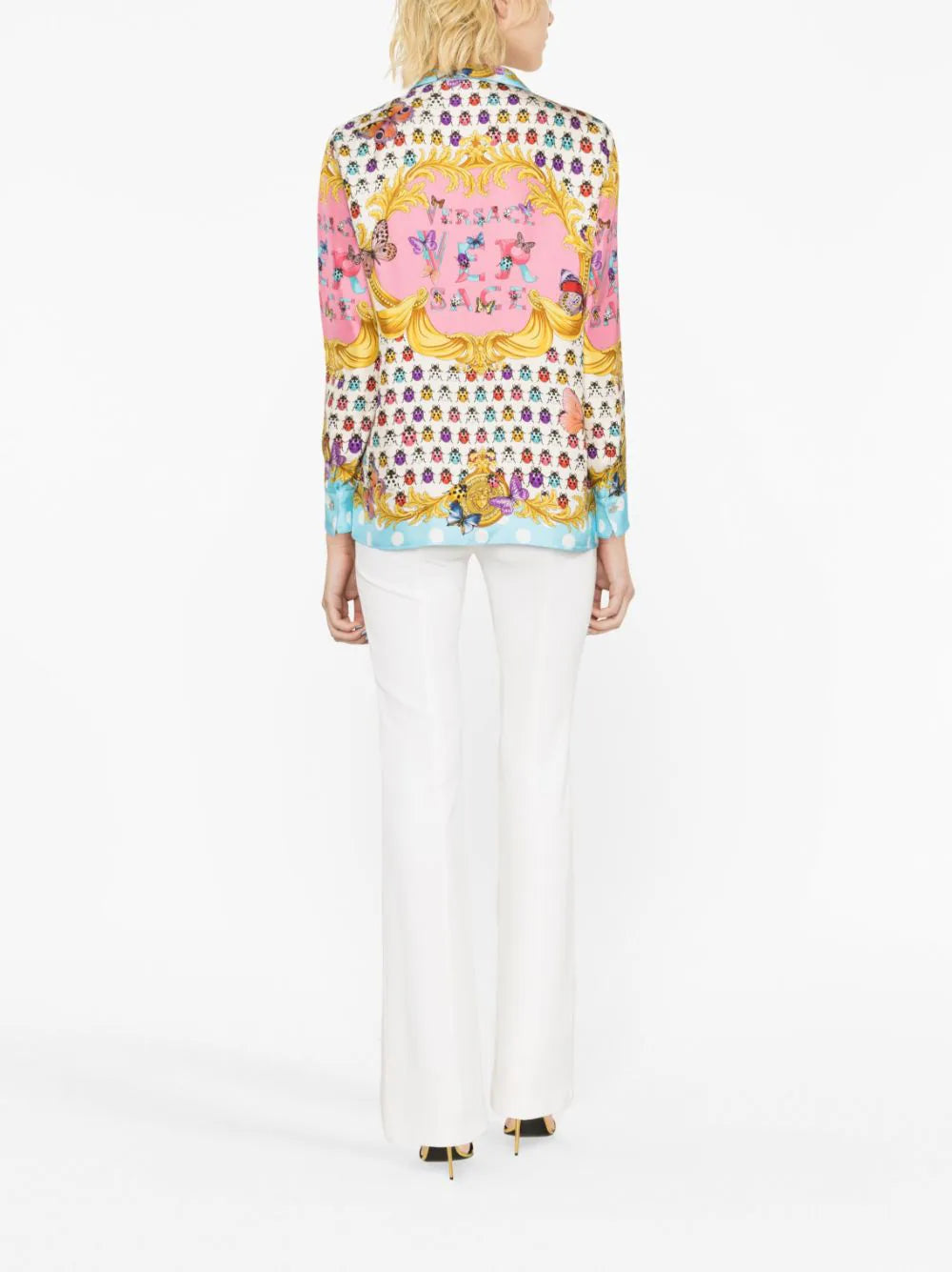 Versace  Butterflies silk shirt