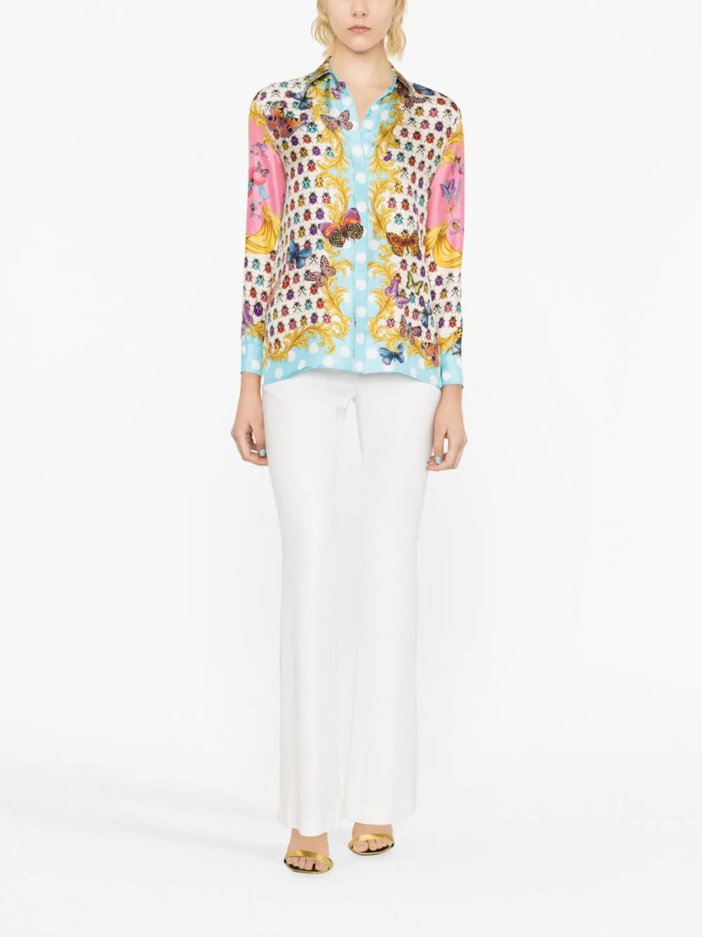 Versace  Butterflies silk shirt