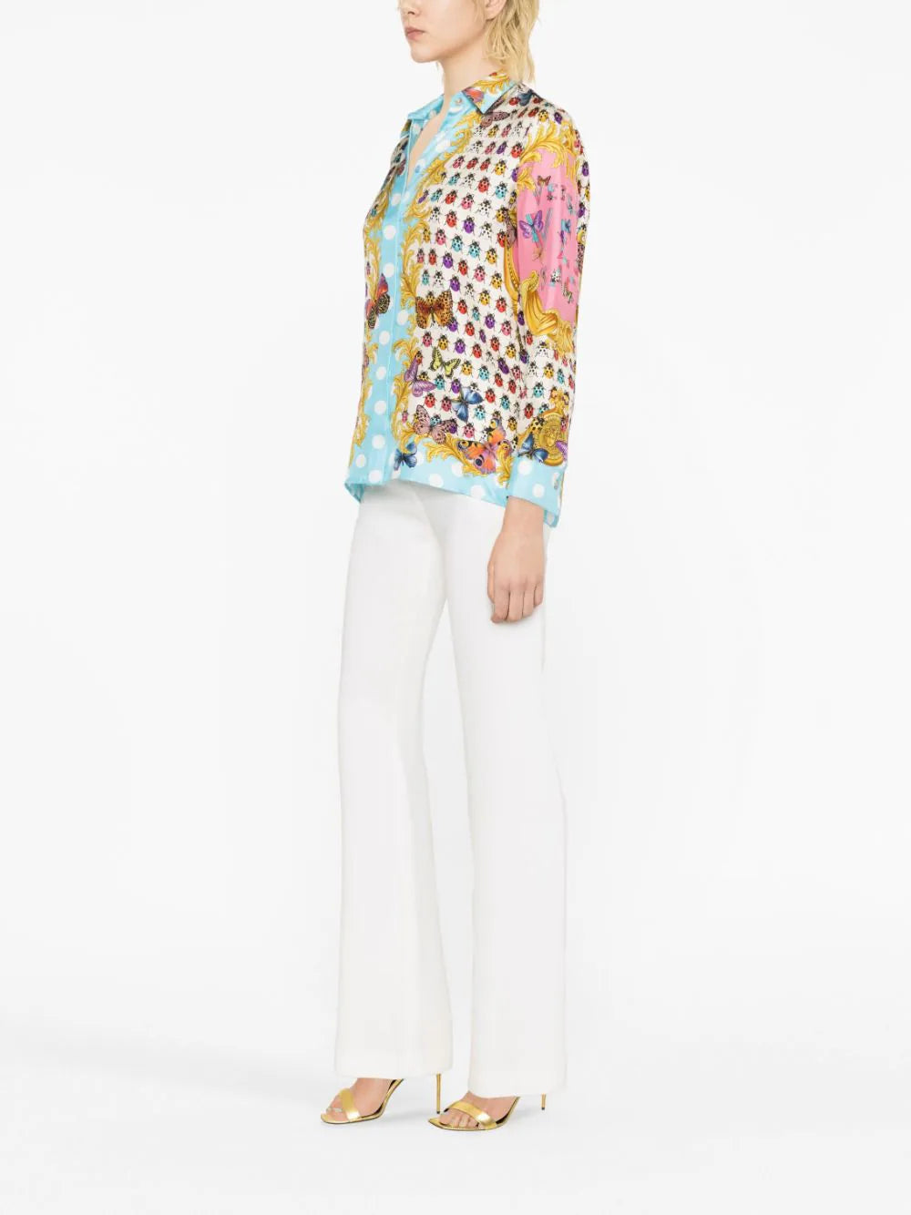 Versace  Butterflies silk shirt