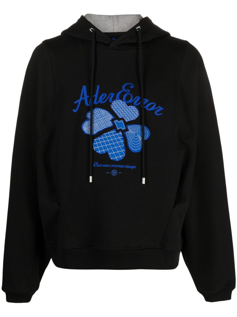Ader Error  embroidered-logo cotton hoodie