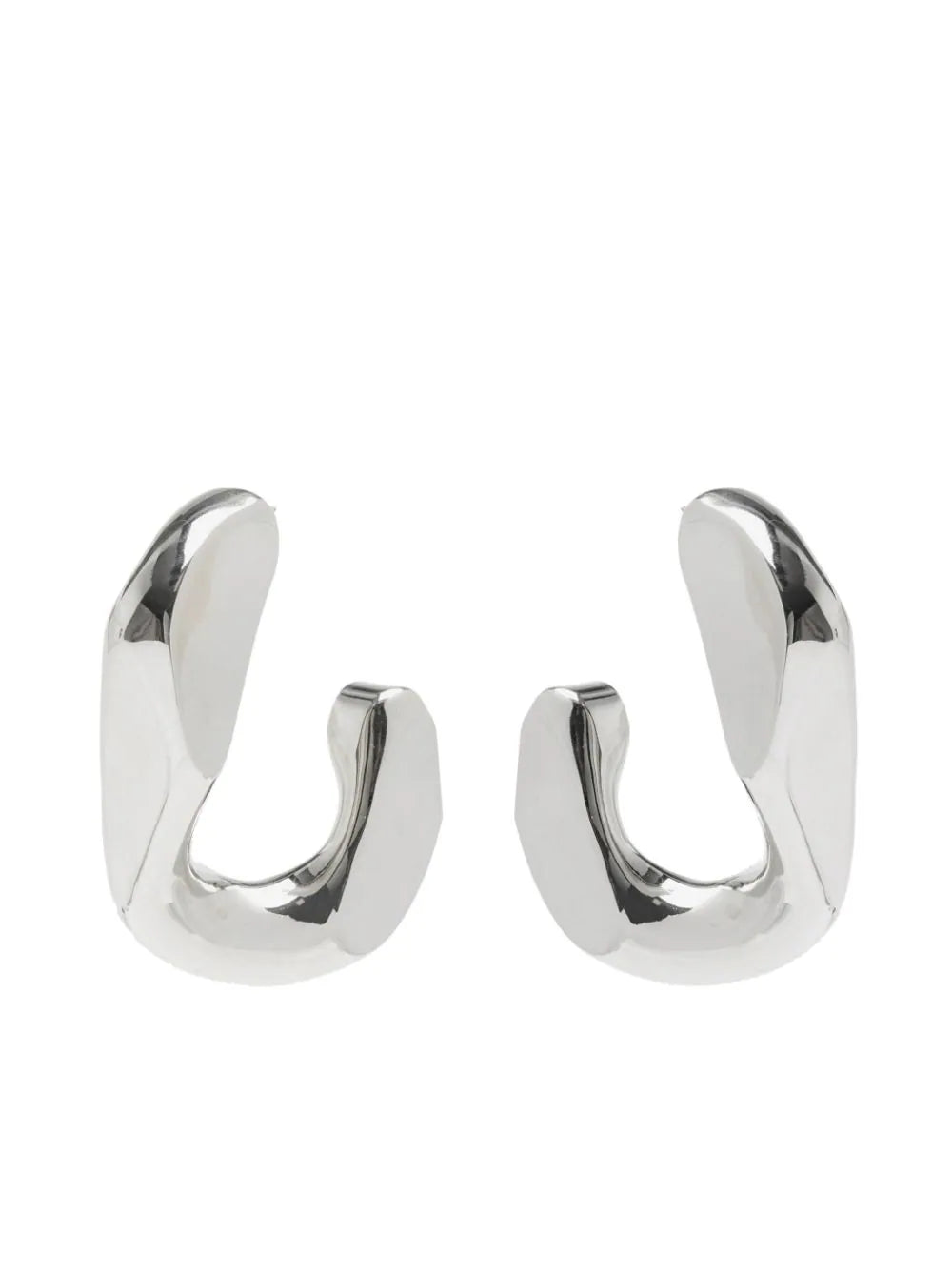 Alexander McQueen  chain hoop earrings