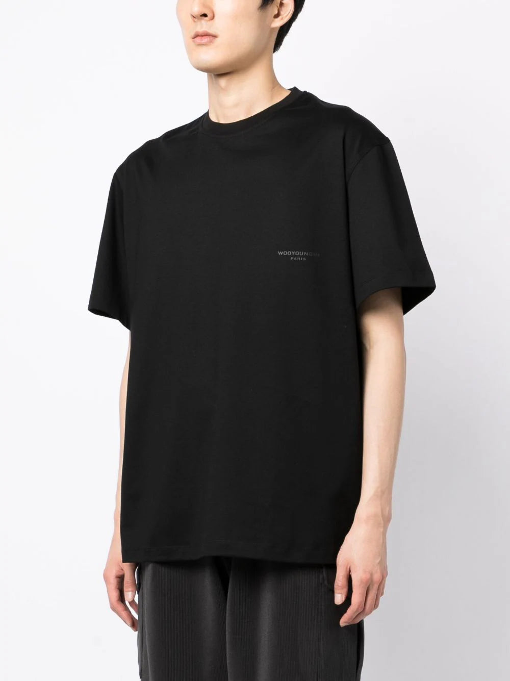 Wooyoungmi  logo-detail plain T-shirt