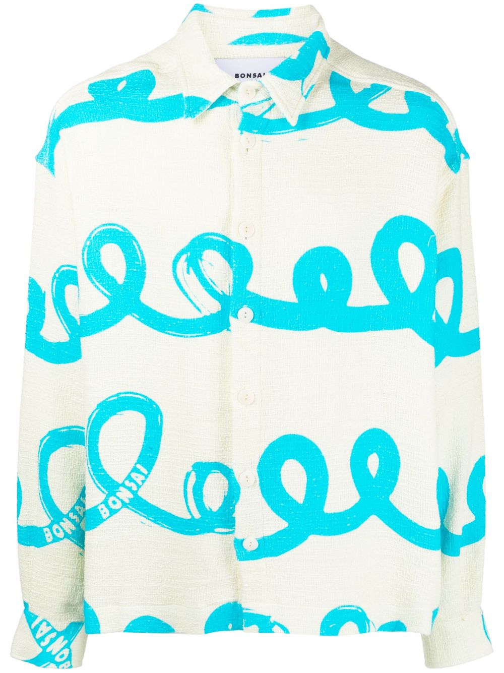 Bonsai  tie-dye shirt jacket