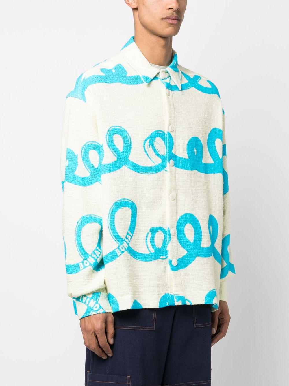 Bonsai  tie-dye shirt jacket