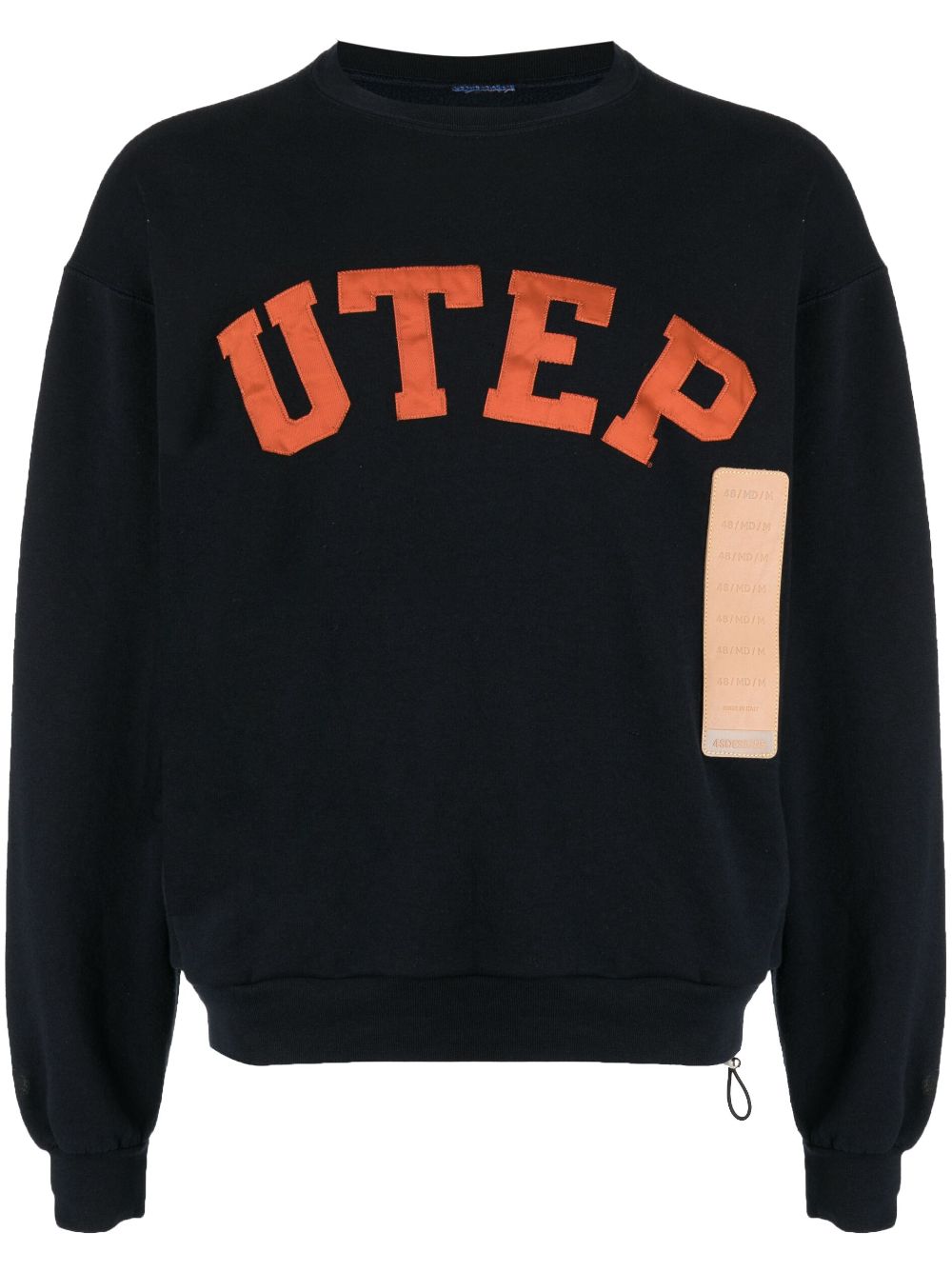 4SDESIGNS  UTEP-print cotton sweatshirt