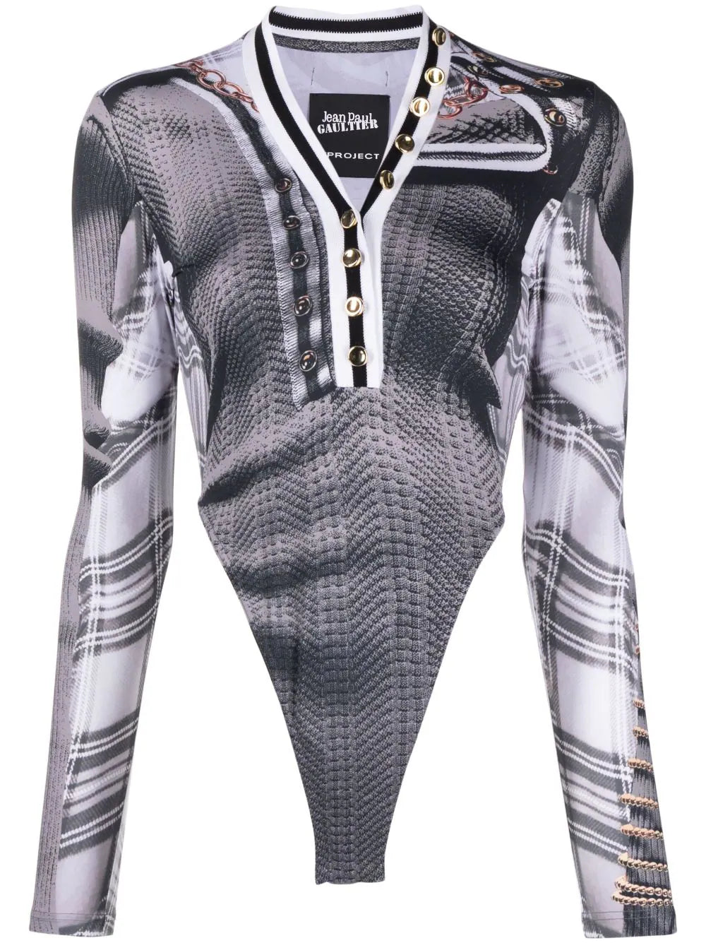 Y/Project  graphic-print bodysuit