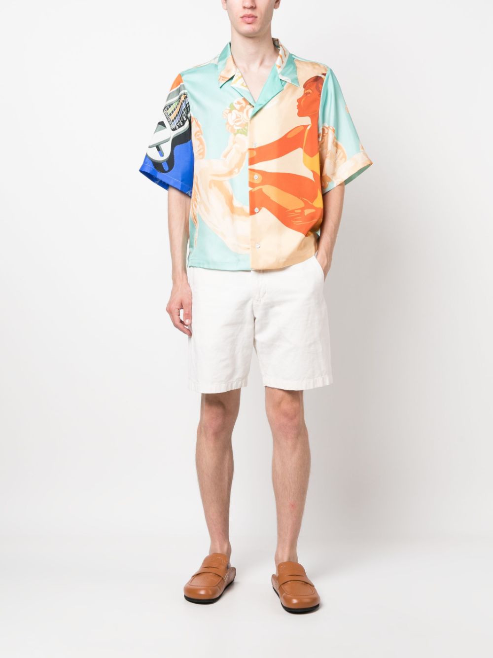 Bally  graphic-print short-sleeved shirt