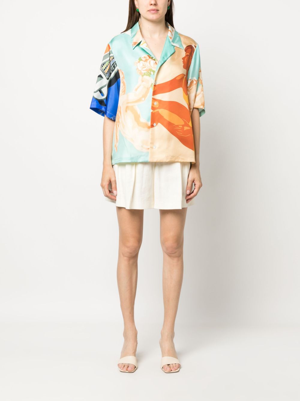 Bally  graphic-print short-sleeved shirt